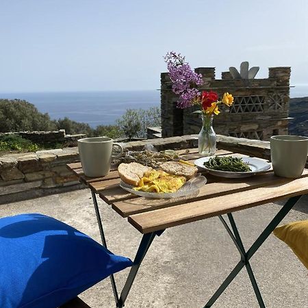 דירות Sineti Andros Vineyard House With Sea View מראה חיצוני תמונה