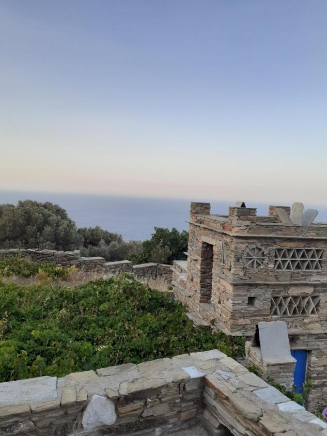 דירות Sineti Andros Vineyard House With Sea View מראה חיצוני תמונה
