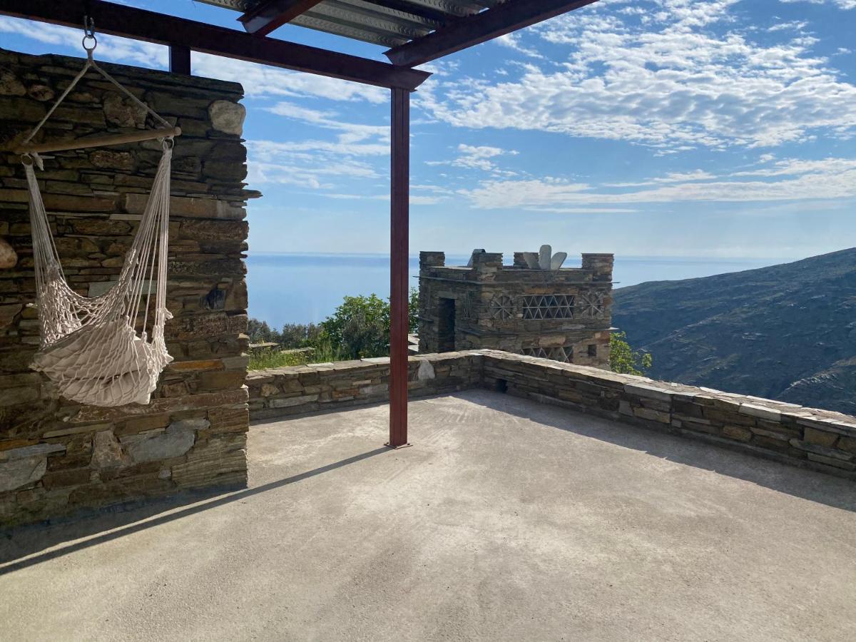 דירות Sineti Andros Vineyard House With Sea View מראה חיצוני תמונה
